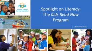 Spotlight on Literacy: Kids Read Now Program (2018 Webinar)