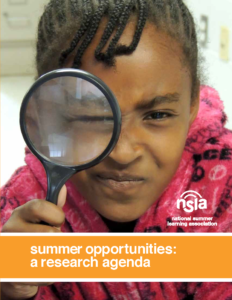 Summer Opportunities: A Research Agenda