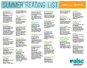 ALSC Summer Reading List