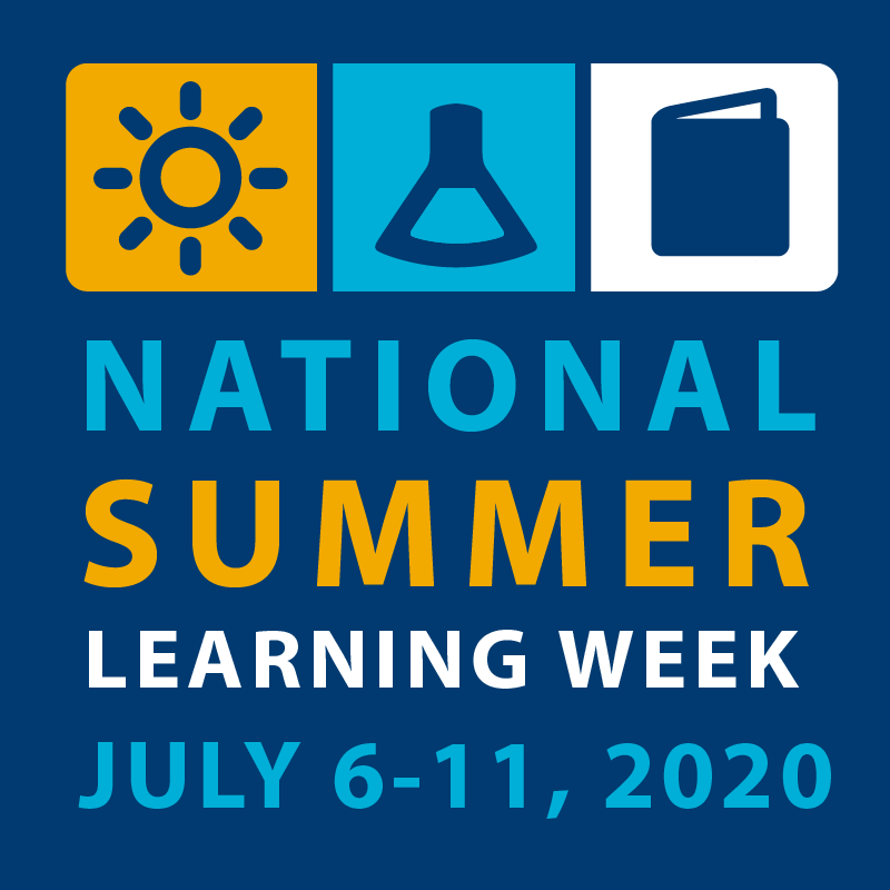 Summer Learning Week Logo_Blue Background